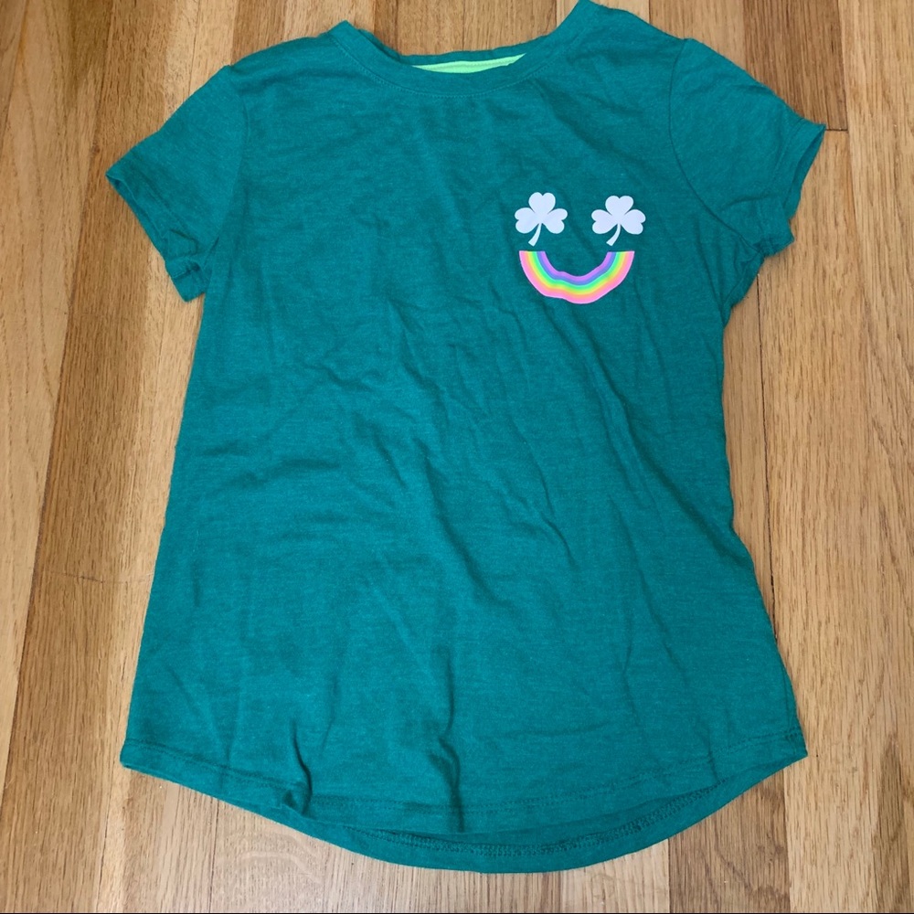 Saint Patrick’s day tee! With rainbow smile